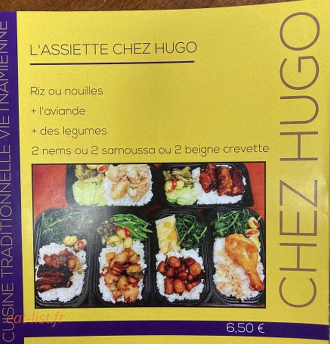 Chez Hugo Nguyen — carte page 2