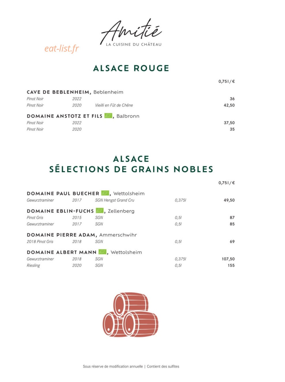 Amitié — carte page 19