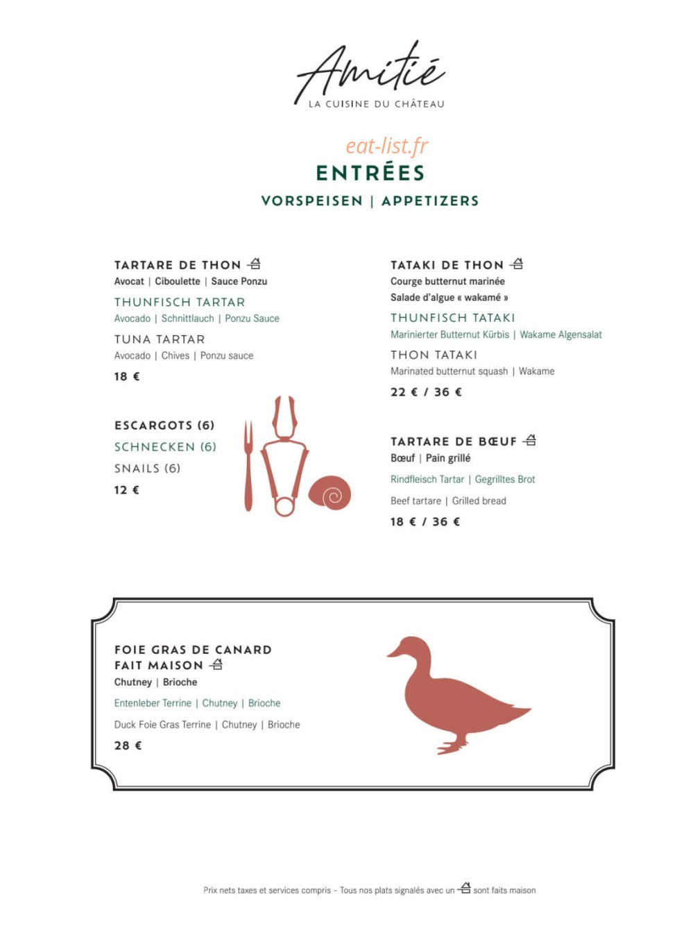 Amitié — carte page 5
