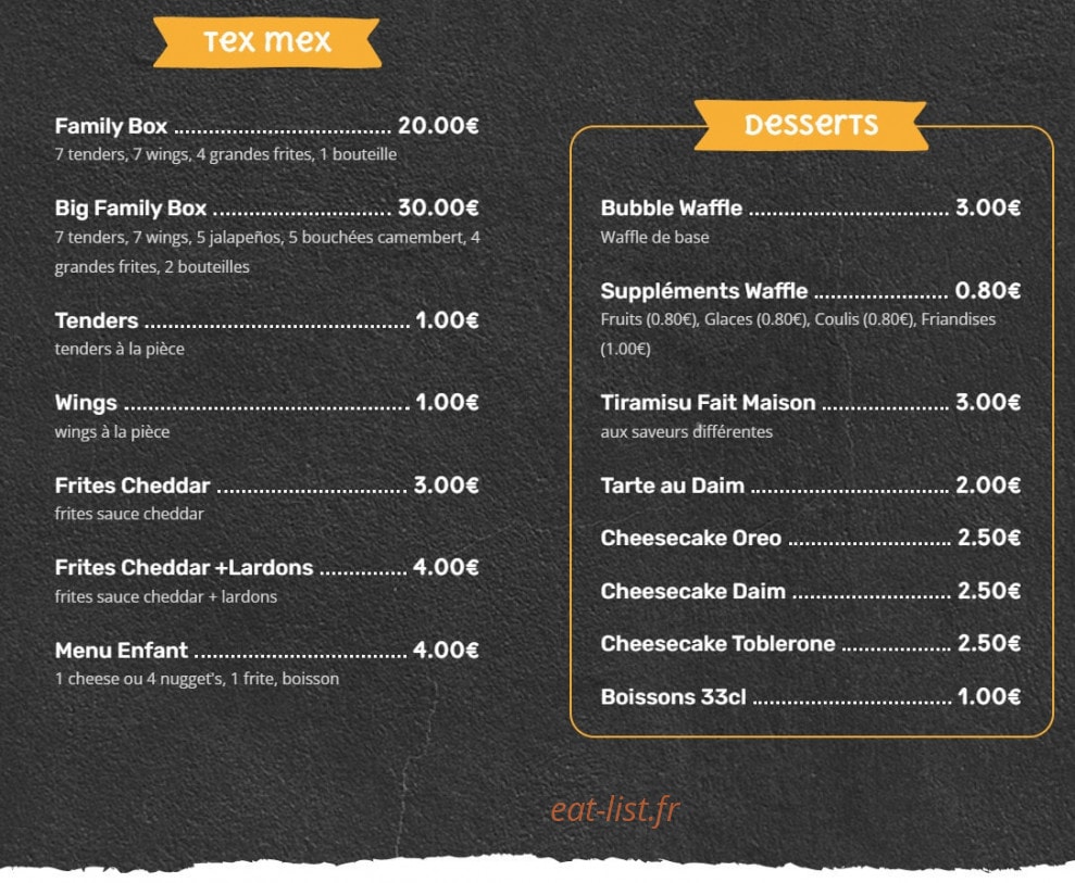 Issenfood — carte page 2