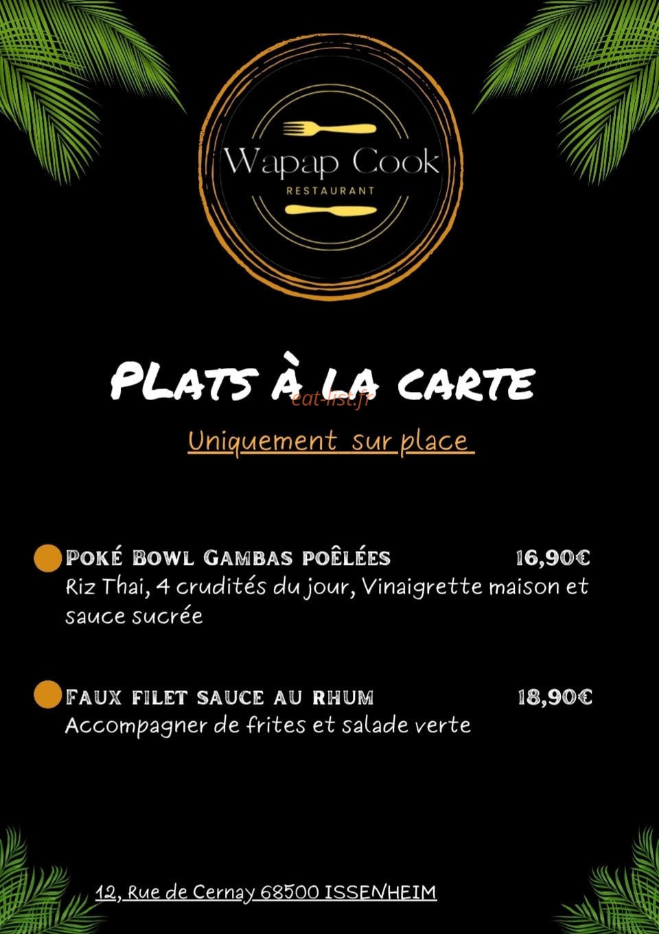 Wapap cook — carte page 2