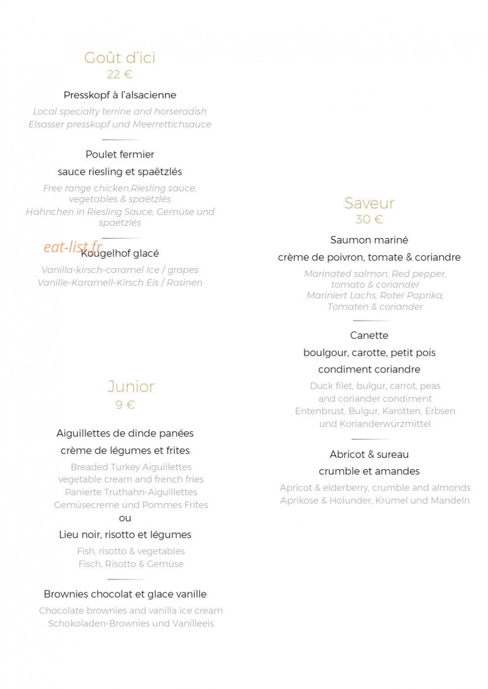 L'Aigle d'Or — carte page 5