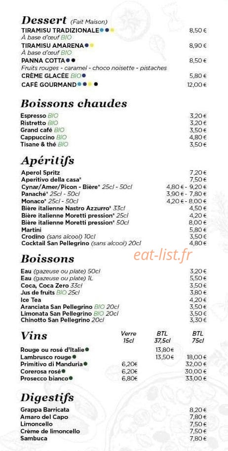 PizzAmore — carte page 3
