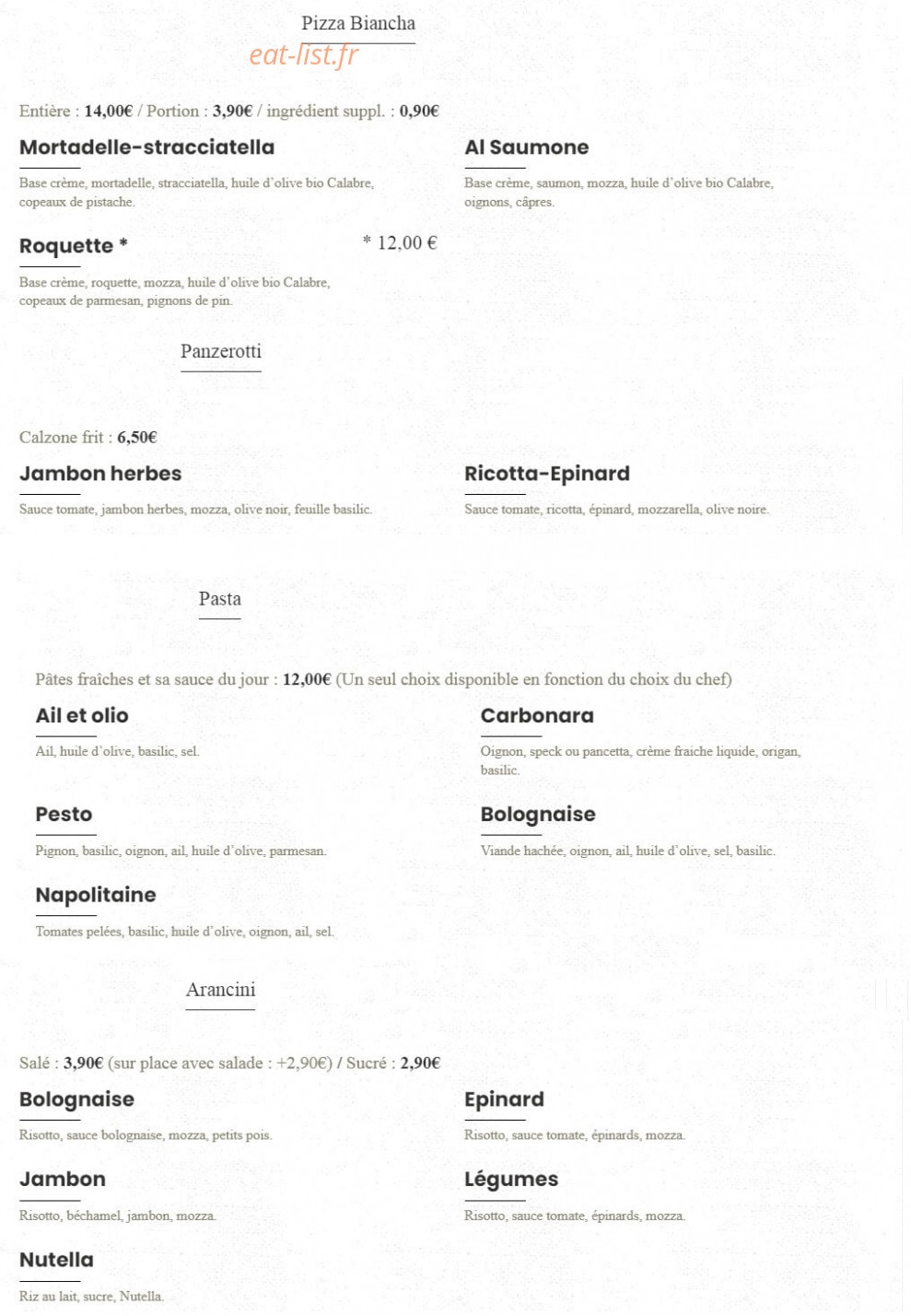 GioGusto — carte page 2