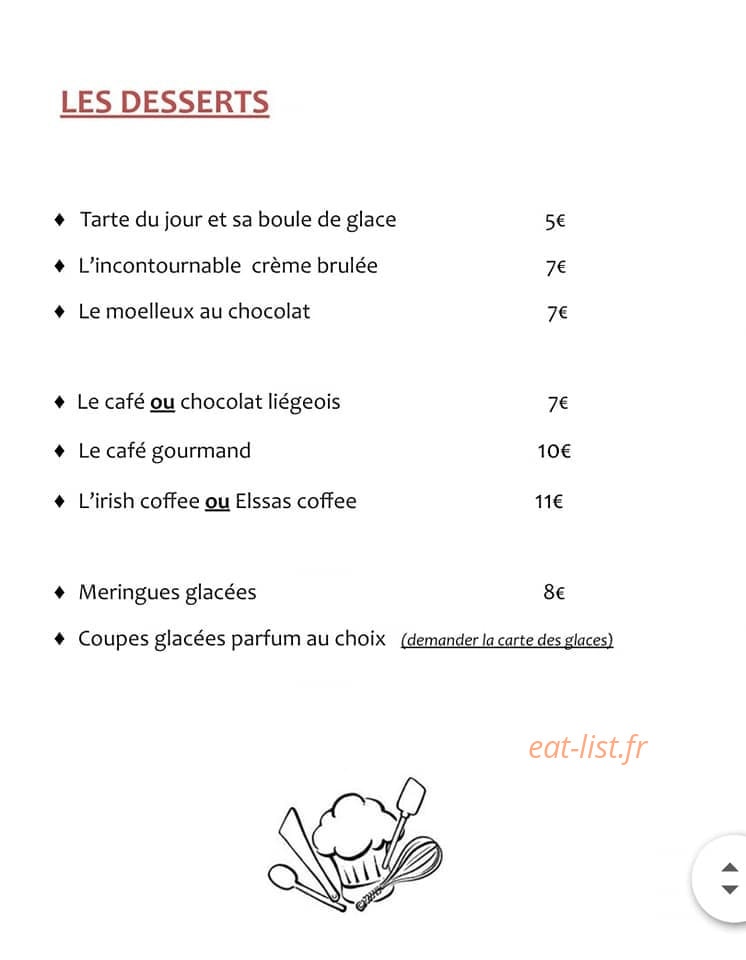 La table de Cathy — carte page 6