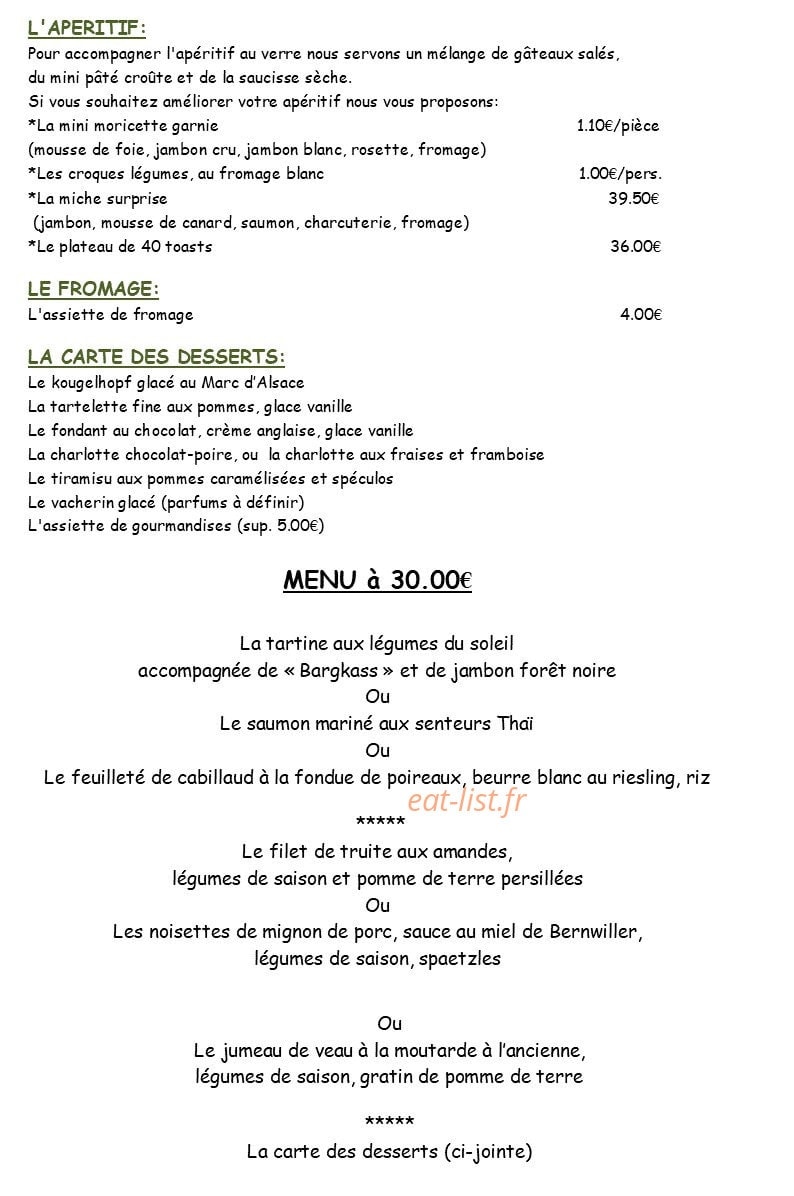Le Coquelicot — carte page 3
