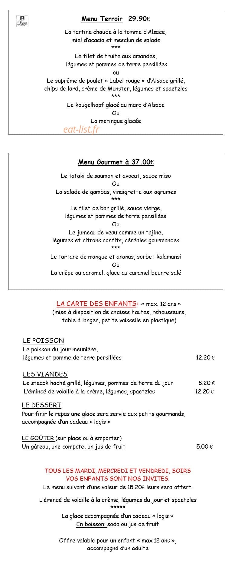 Le Coquelicot — carte page 2