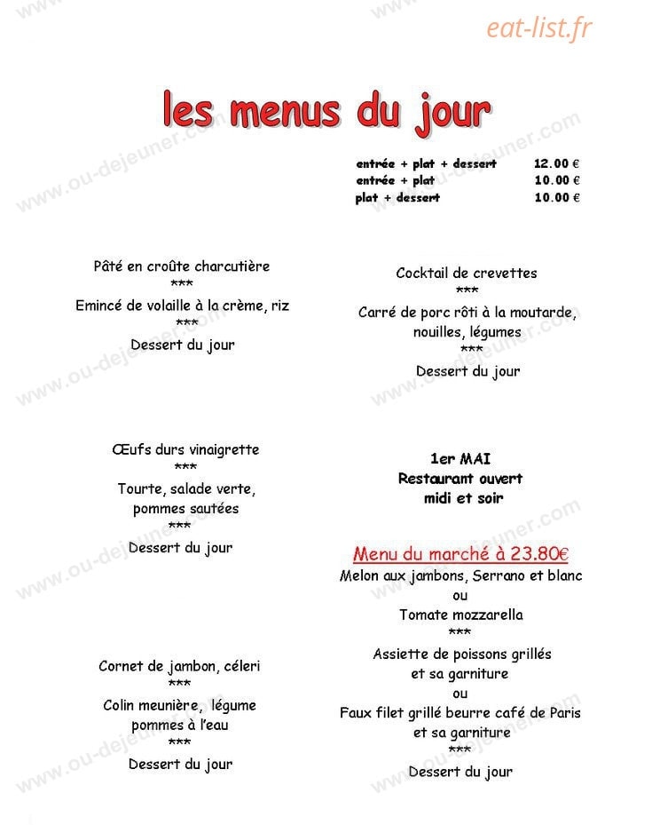 Le Coquelicot — carte page 9