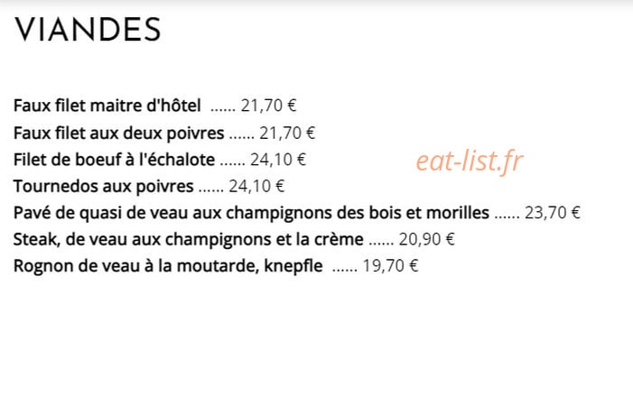 Auberge des Trois Vallées — carte page 2