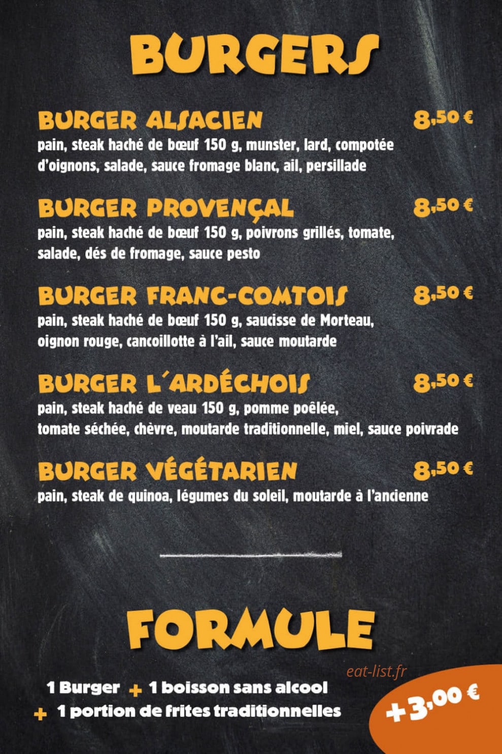 La Cabane — carte page 1