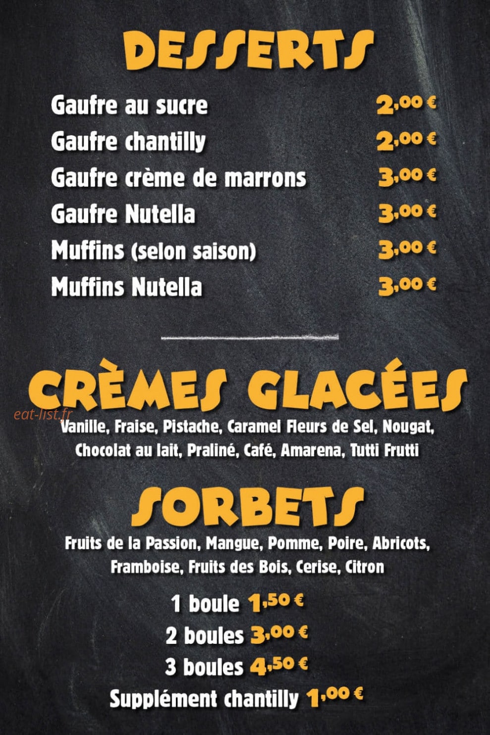 La Cabane — carte page 4