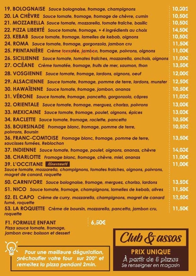 Pizza chrono — carte page 3