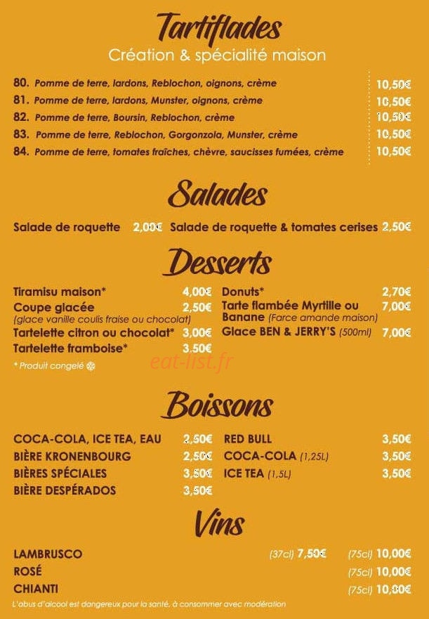 Pizza chrono — carte page 5