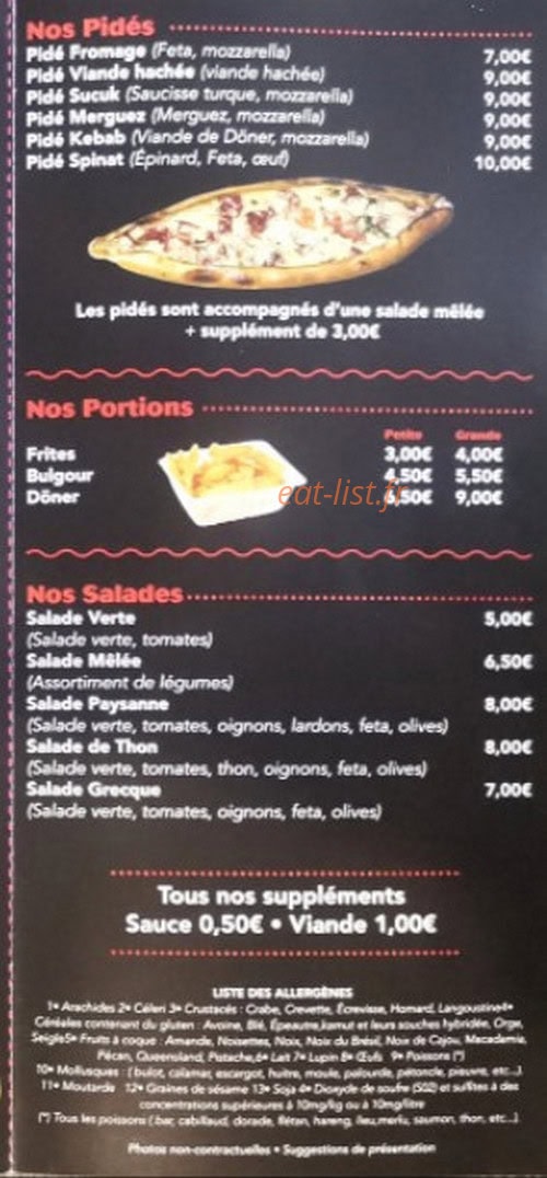 Le Gourmet — carte page 4