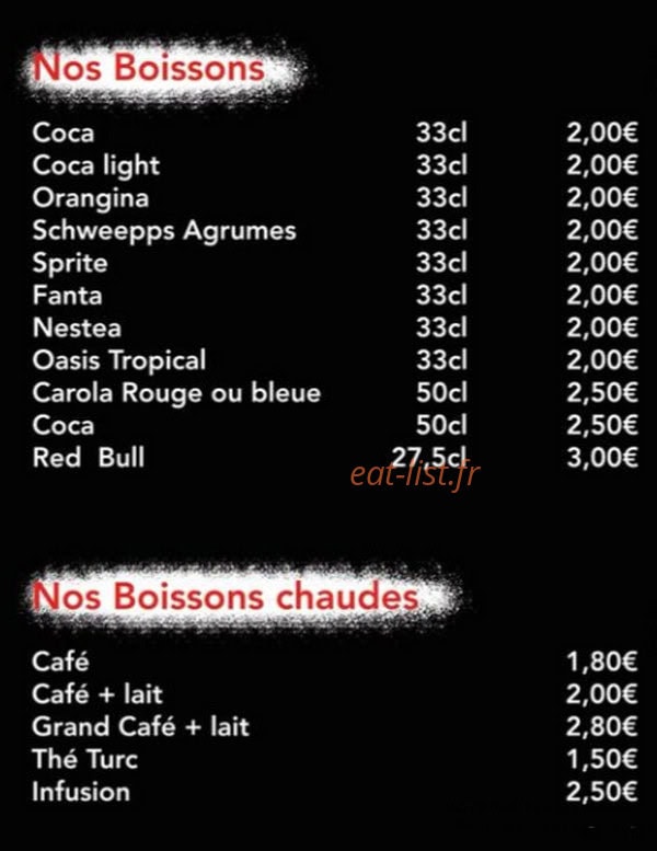 Le Gourmet — carte page 5