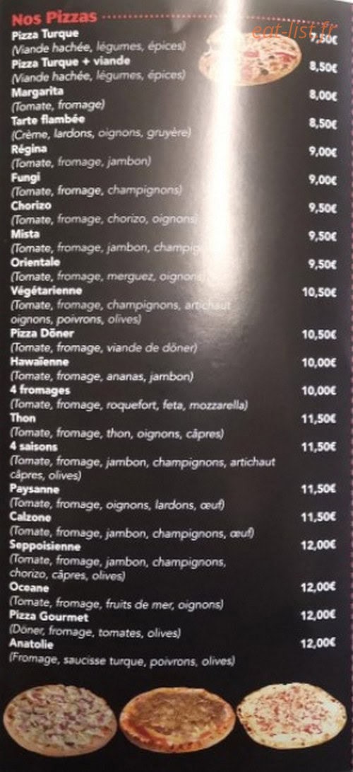 Le Gourmet — carte page 3
