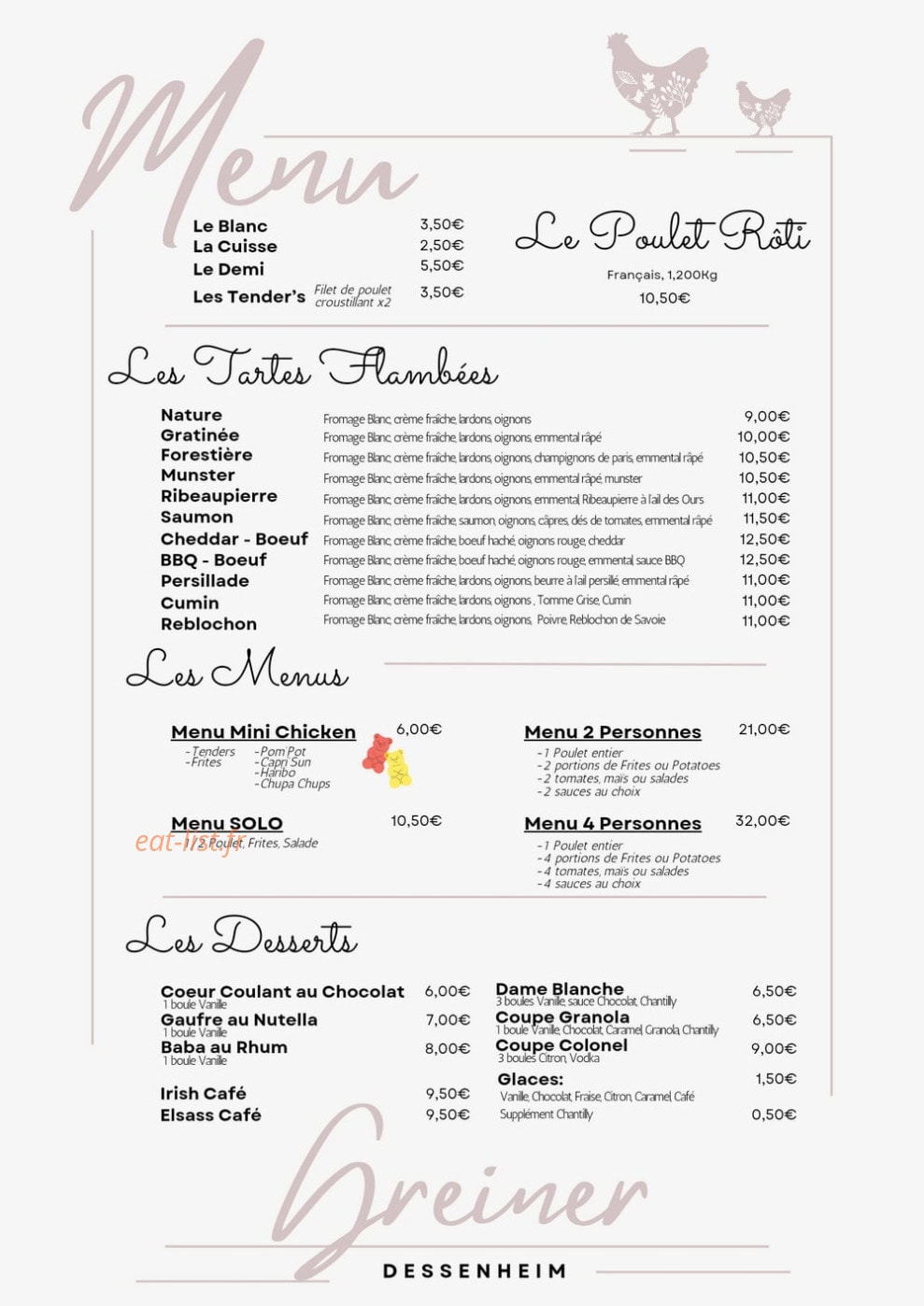 Greiner — carte page 2