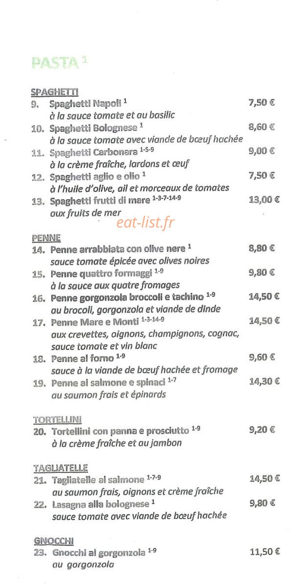 Da Pietro — carte page 2