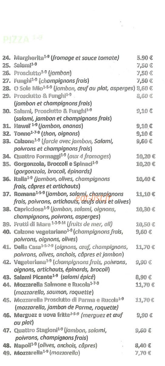 Da Pietro — carte page 3