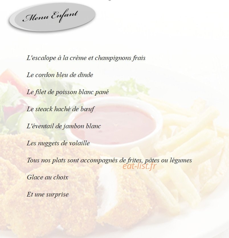 Restaurant A la Truite — carte page 5