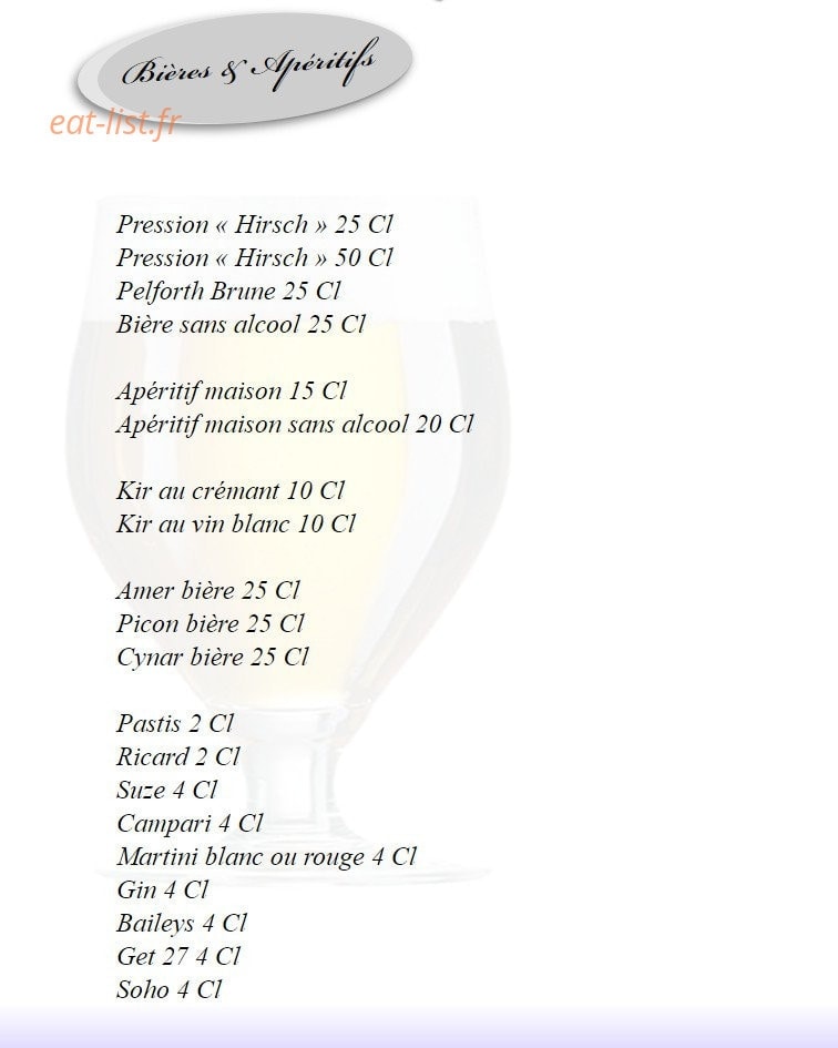 Restaurant A la Truite — carte page 8