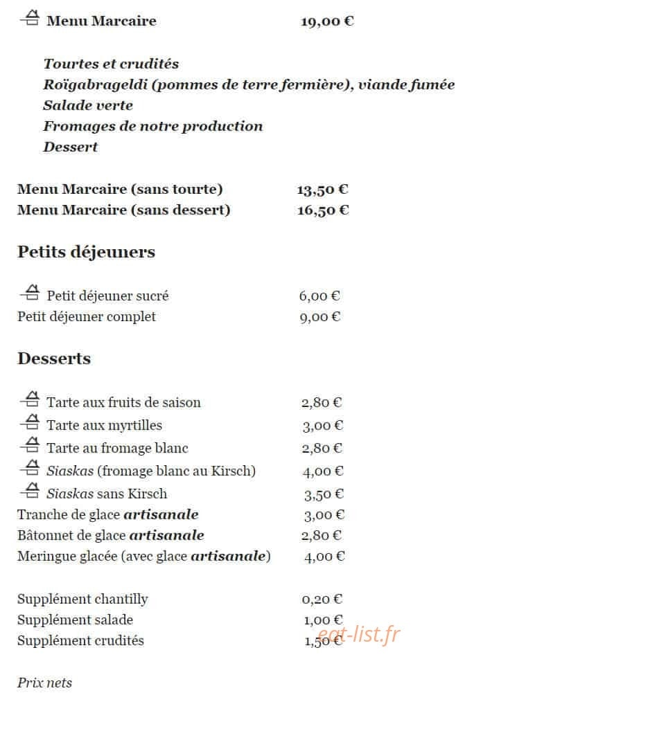 Ferme Auberge du  Hahnenbrunnen — carte page 4