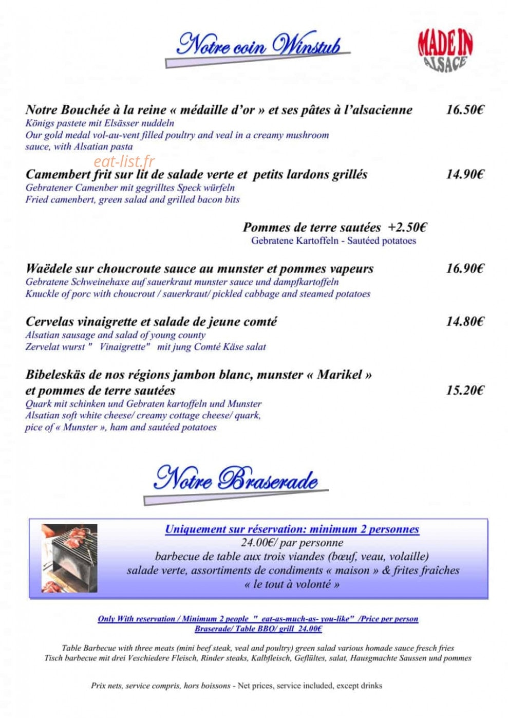 Aux Berges de la Moder — carte page 4