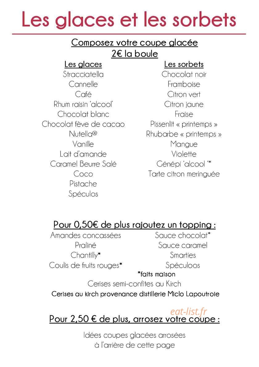 Le Bouton D'or à Lapoutroie, carte-menu et photos