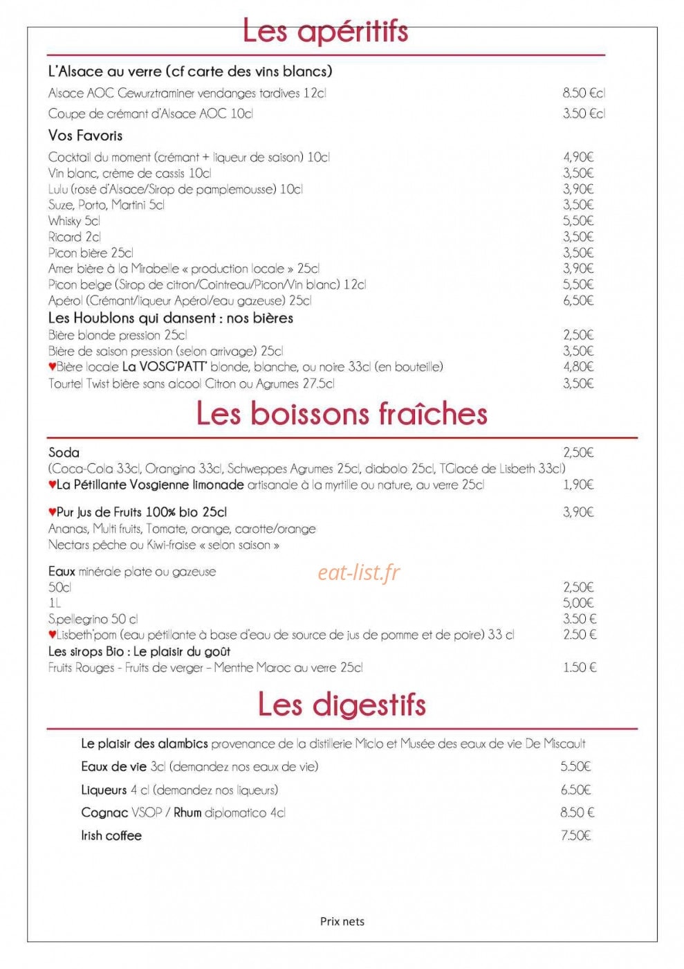 Le Bouton D'or — carte page 12