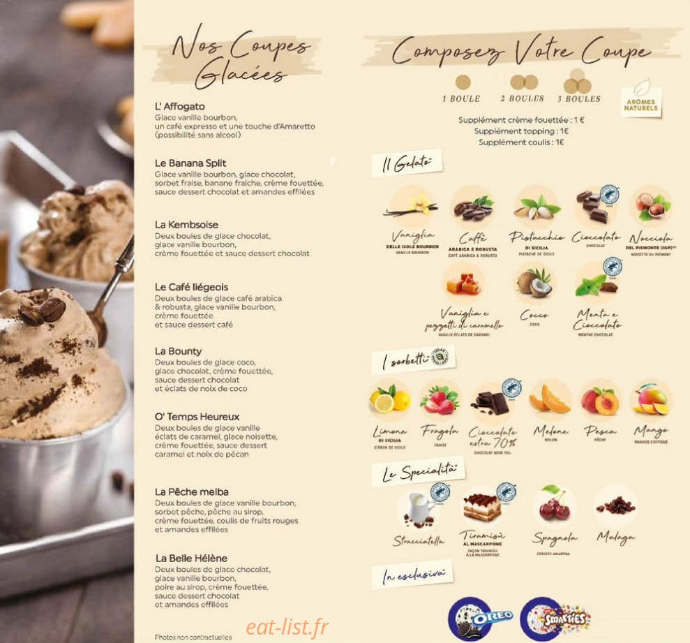 O'Temps Heureux — carte page 3