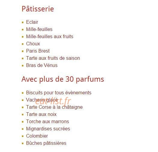 La Baguette Mooschoise — carte page 2