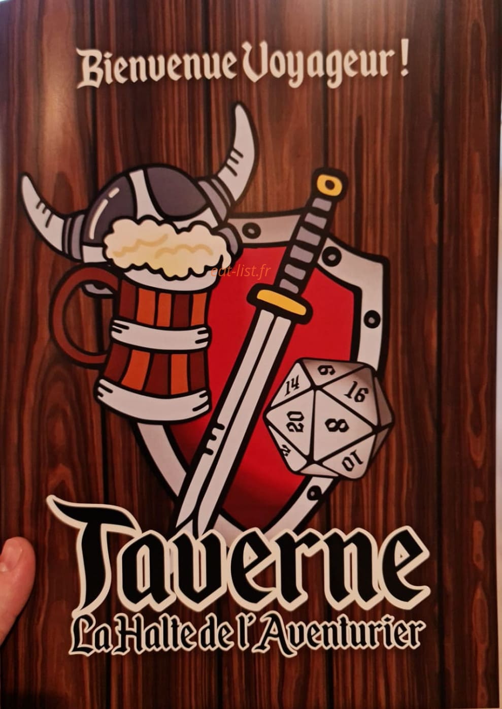 La Halte de l'aventurier — carte page 1