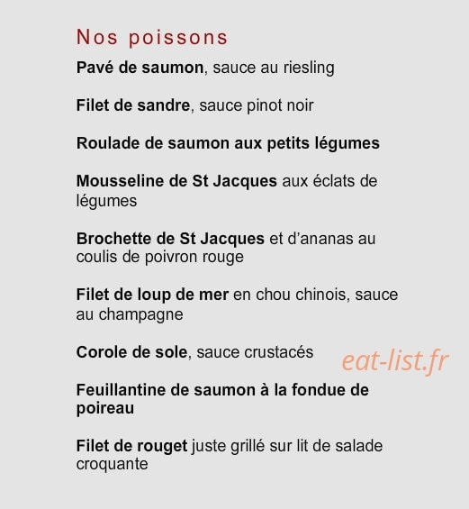 Royer Traiteur — carte page 6