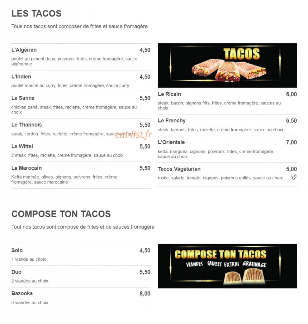 Sanna Food — carte page 3