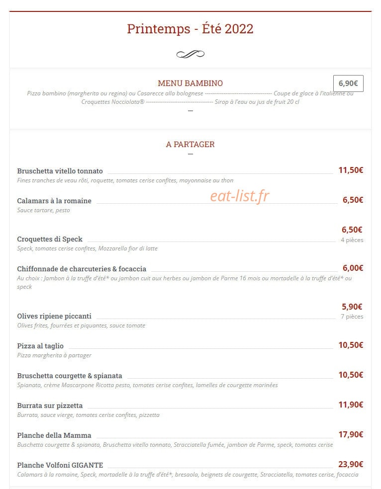 Volfoni — carte page 1