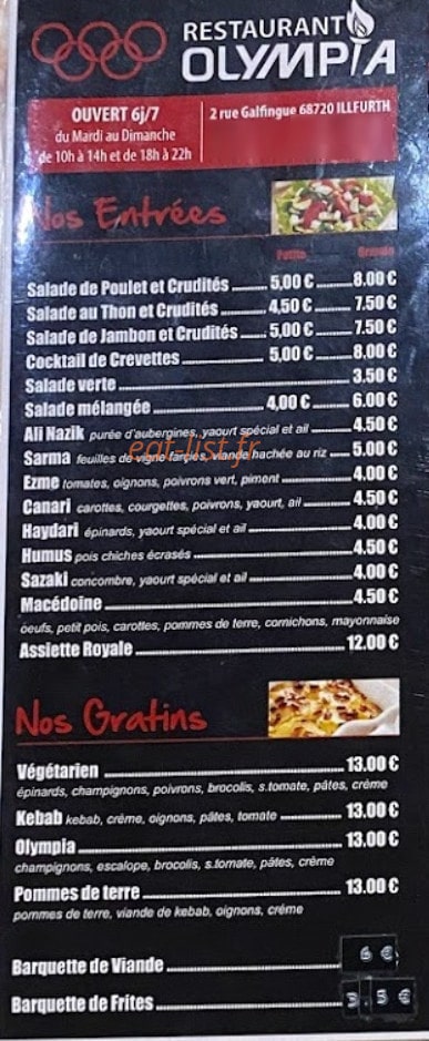 Olympia — carte page 1