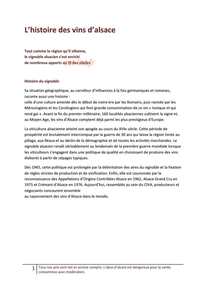 L' epicurien — carte page 1