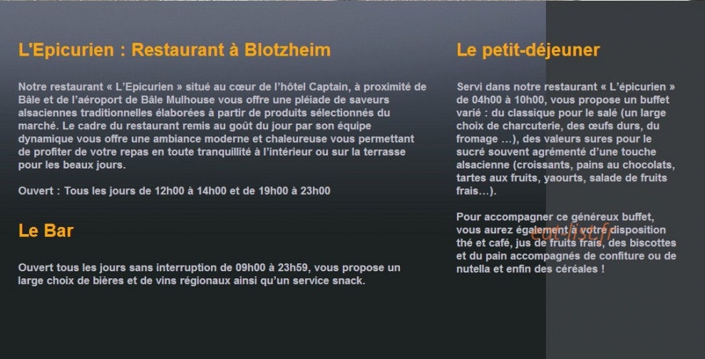 L' epicurien — carte page 5