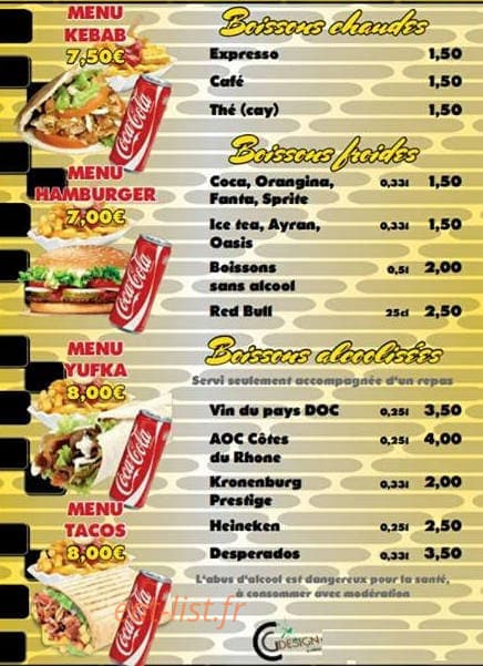 Royal Kebab — carte page 4