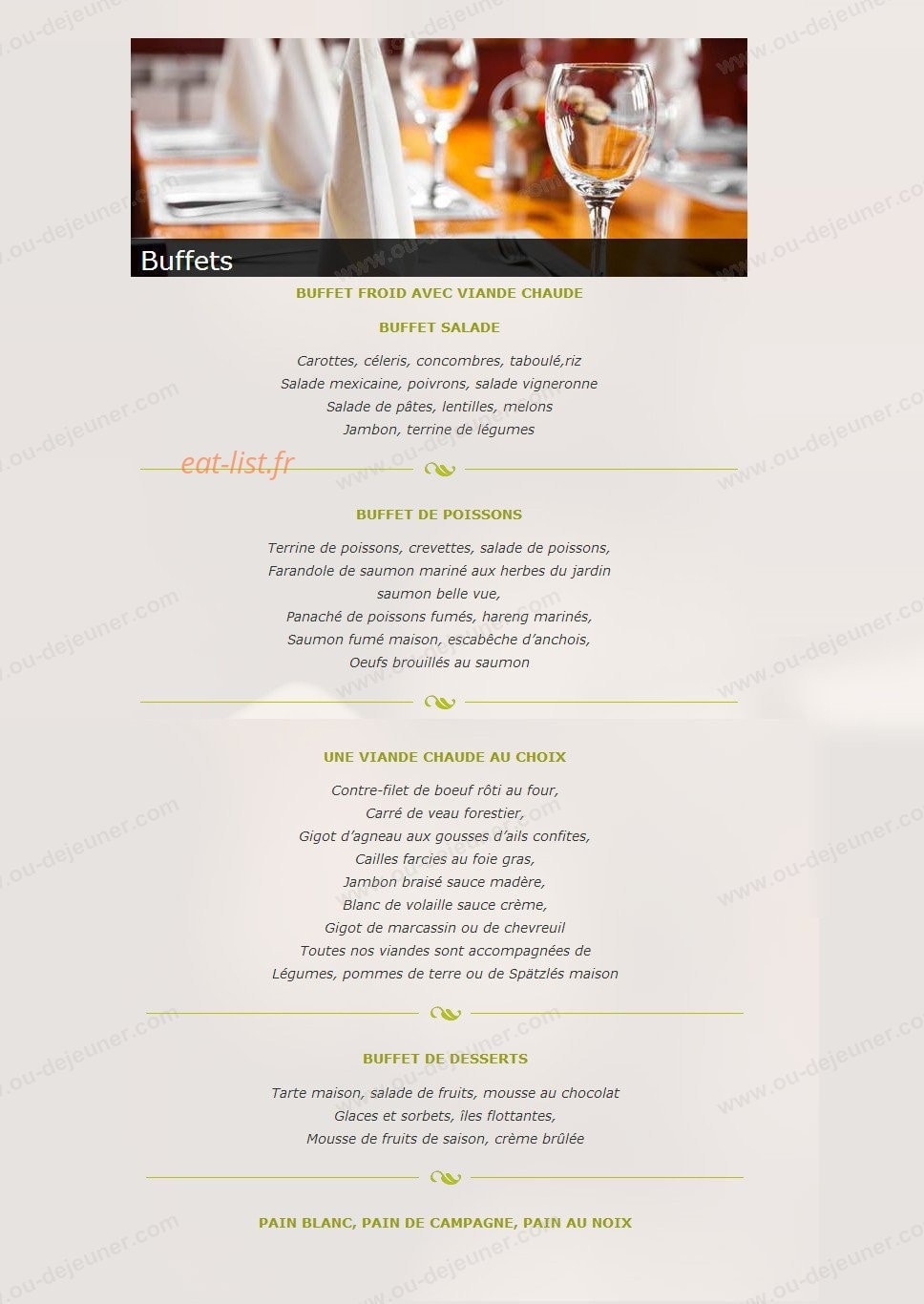 Chez Pierre — carte page 5