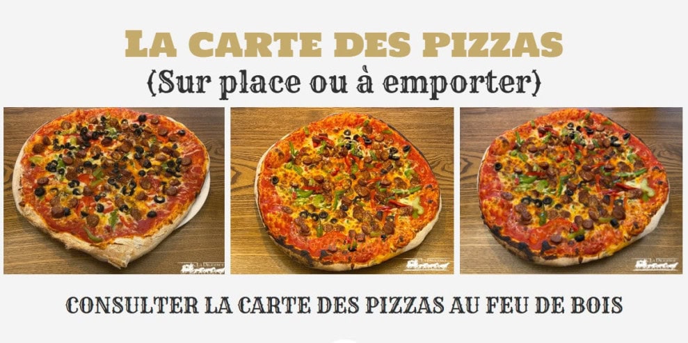 Carte et menu de Le Bistrot de la Diligence à Fessenheim — Pizzas