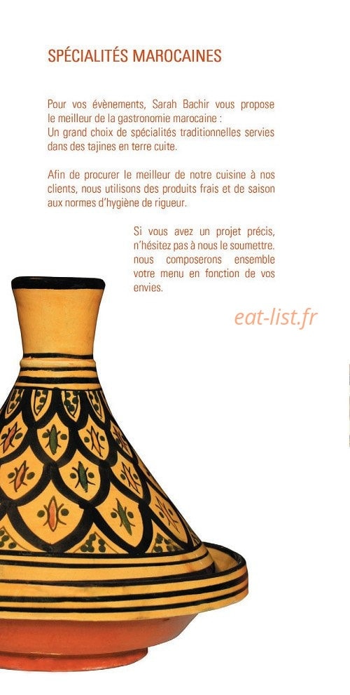 Aux Saveurs de l'Orient — carte page 3