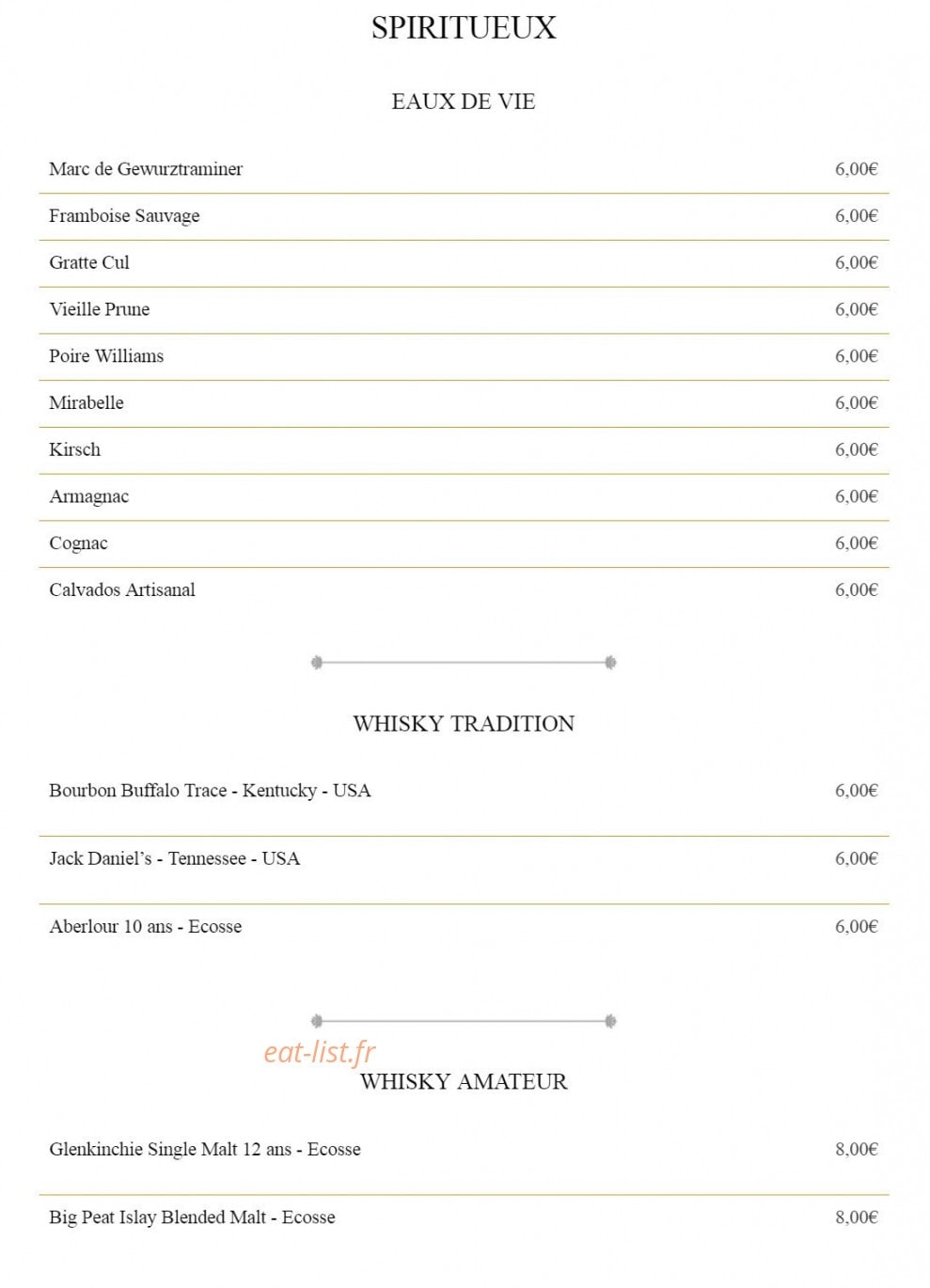 Vitis Bar — carte page 13