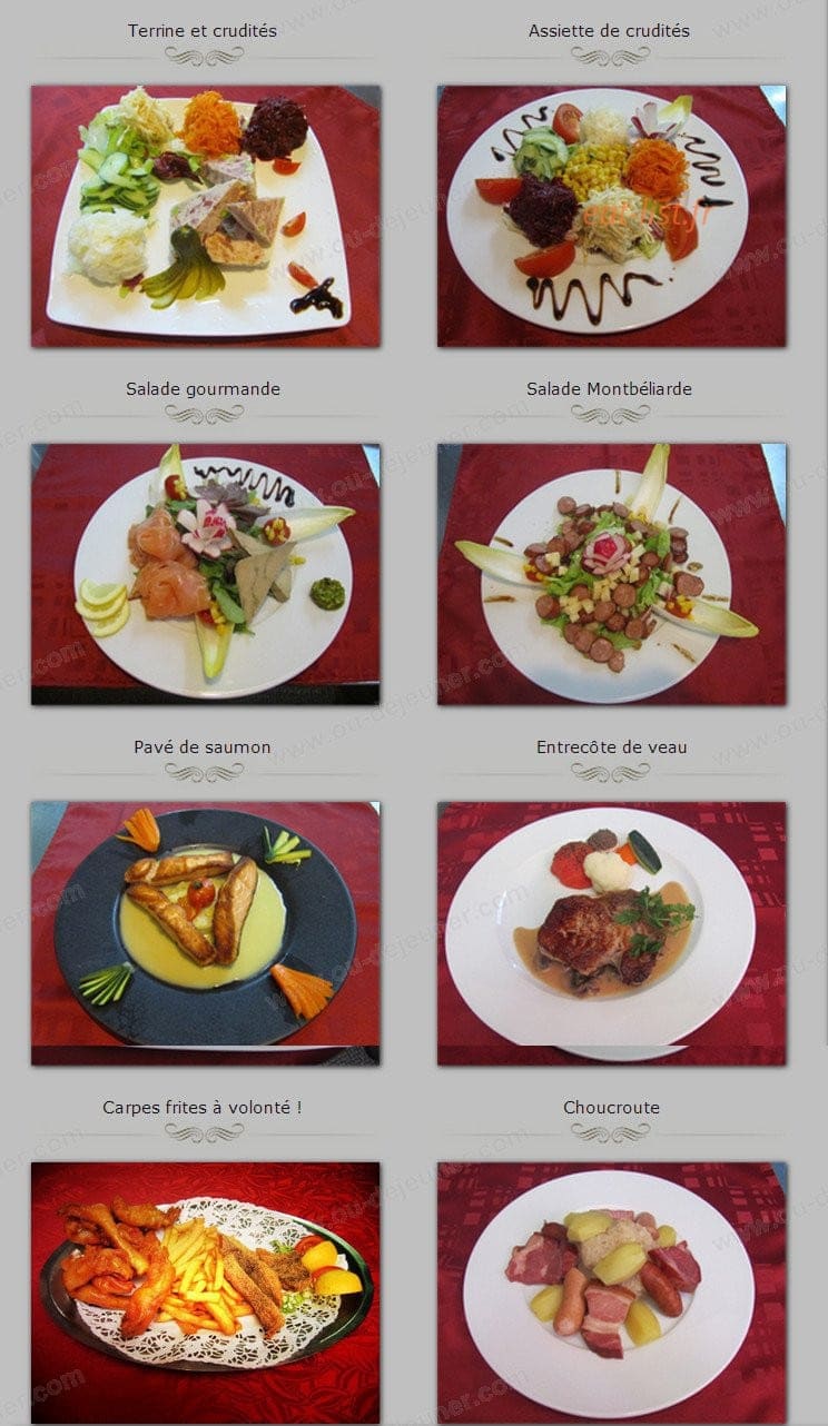 Restaurant Le Willerhof — carte page 2
