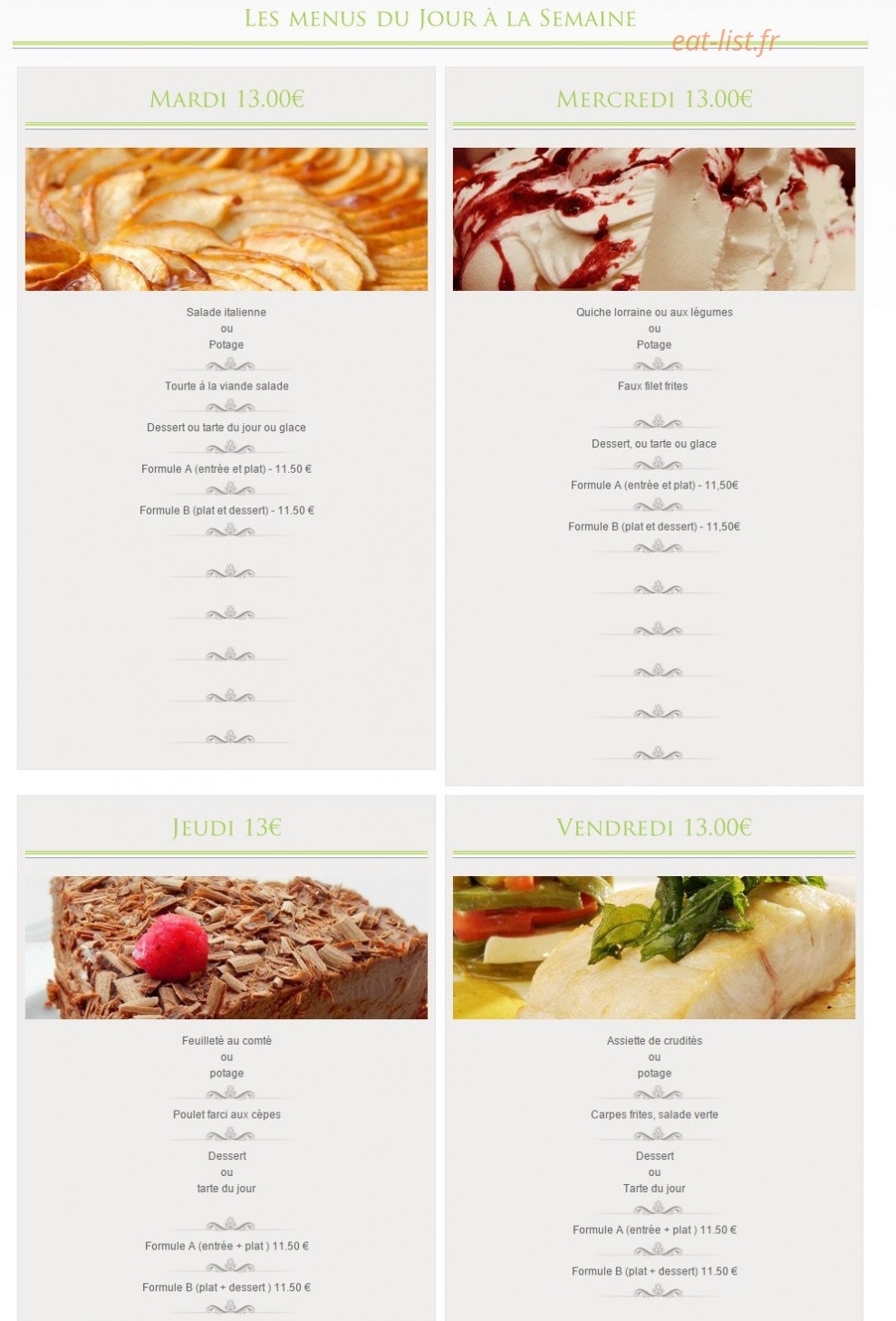 La Marmite — carte page 6