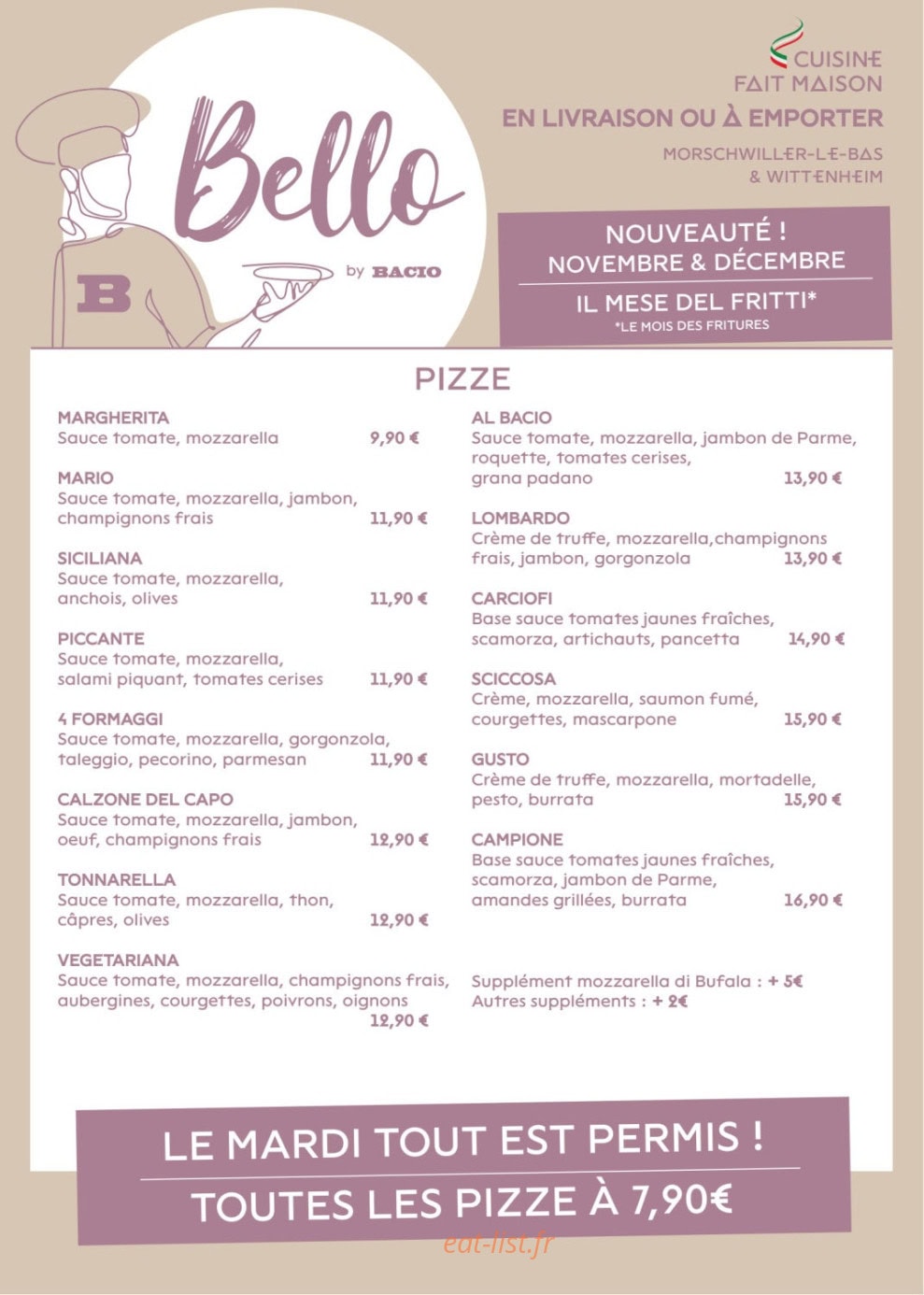 Bello by Bacio — carte page 1