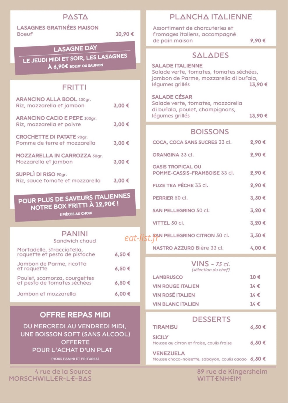 Bello by Bacio — carte page 2