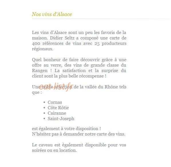 Hôtel de France — carte page 4