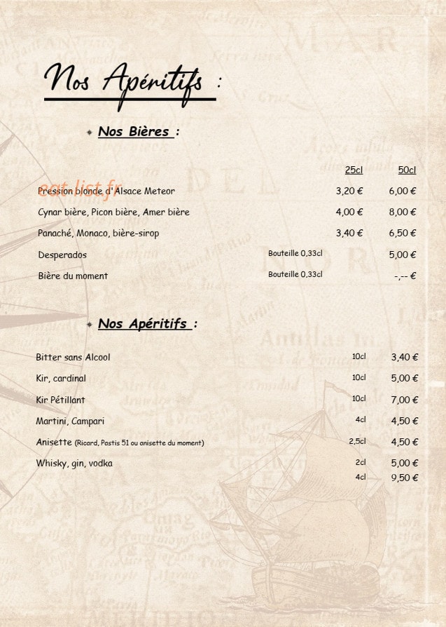 La Rose Des Vents — carte page 4