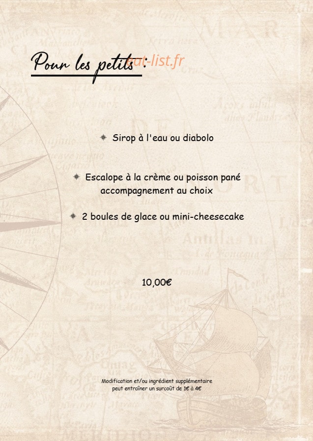 La Rose Des Vents — carte page 8